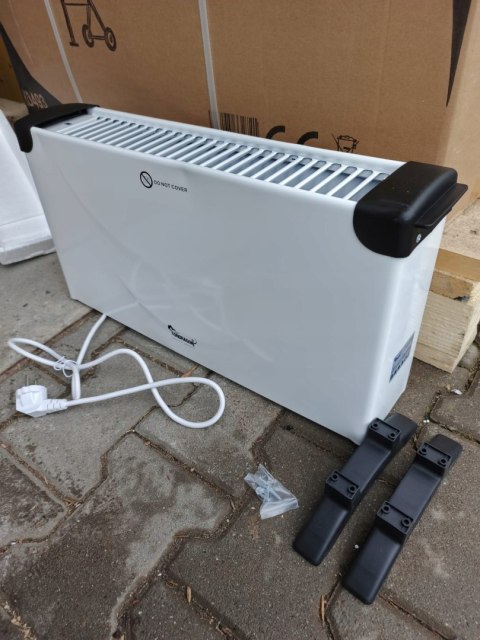 OUTLET W1083 Grzejnik PODGRZEWACZ konwektorowy Ondragon 2000 W biały