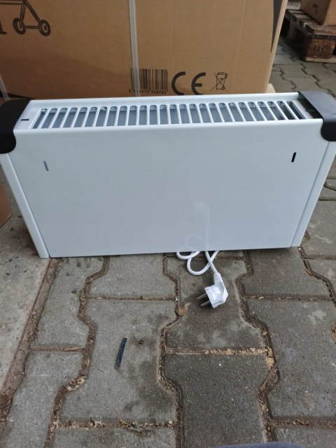 OUTLET W1085 PODGRZEWACZ Grzejnik konwektorowy Ondragon 2000 W biały