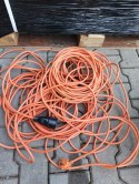 OUTLET W1107 PRZEDŁUŻACZ 50M OGRODOWY BUDOWLANY KABEL GRUBY MOCNY