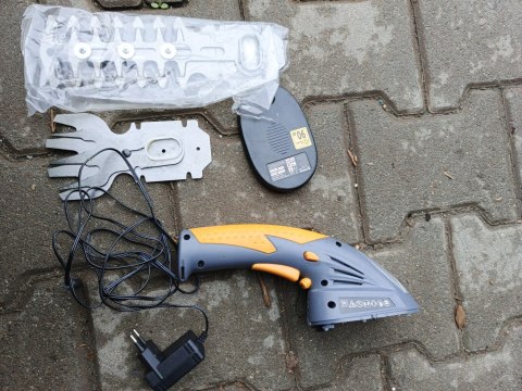 OUTLET W1168 Akumulatorowe NOŻYCE Do Trawy Krzewów Żywopłotu