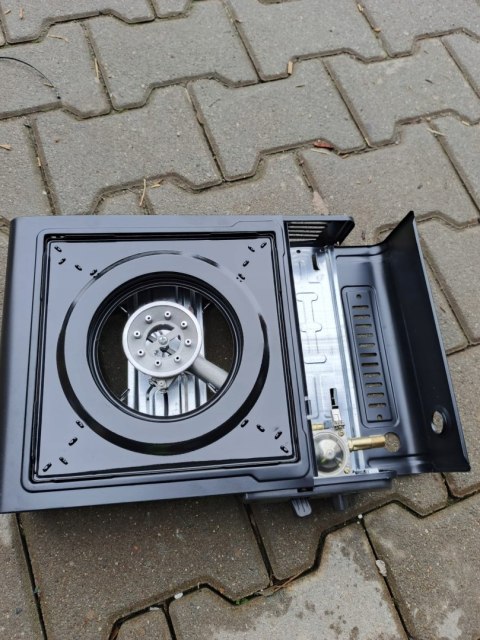 OUTLET W1171 KUCHENKA TURYSTYCZNA JEDNOPALNIKOWA CZARNA