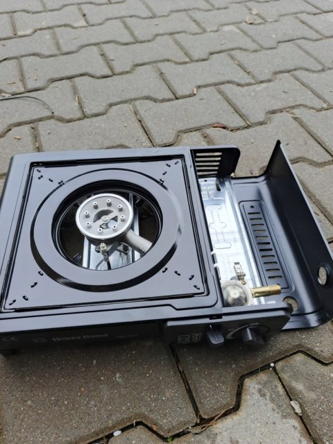 OUTLET W1171 KUCHENKA TURYSTYCZNA JEDNOPALNIKOWA CZARNA