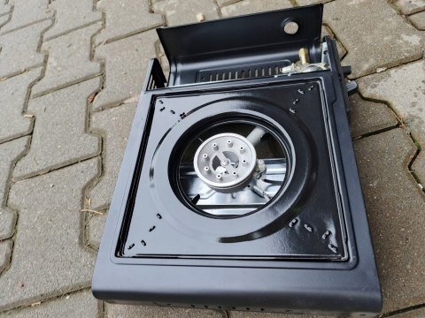 OUTLET W1171 KUCHENKA TURYSTYCZNA JEDNOPALNIKOWA CZARNA