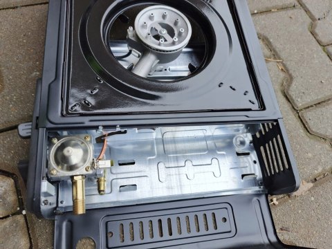 OUTLET W1171 KUCHENKA TURYSTYCZNA JEDNOPALNIKOWA CZARNA