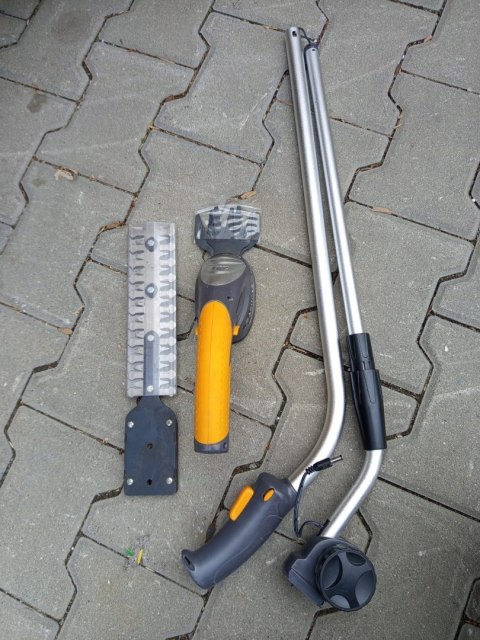 OUTLET W1221 AKUMULATOROWE NOŻYCE DO TRAWY KRZEWÓW 3.6V WYSIĘGNIK