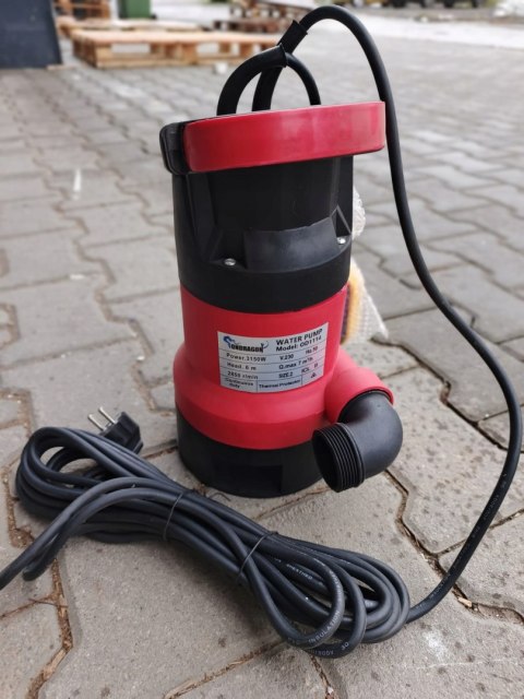 OUTLET W1303 POMPA ZATAPIALNA DO WODY CZYSTEJ BRUDNEJ DESZCZÓWKI MOCNA