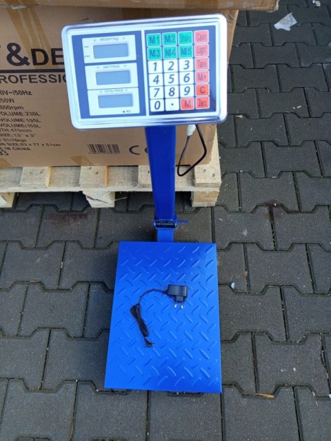OUTLET W977 150KG WAGA MAGAZYNOWA PRZEMYSŁOWA TOWAROWA SKLEPOWA LCD
