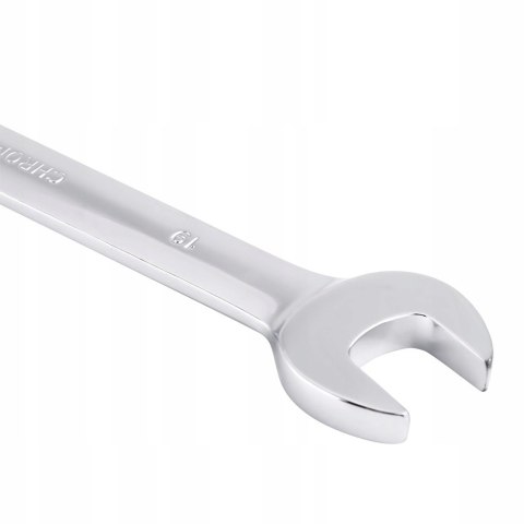 KLUCZE PŁASKIE OCZKOWE ŁAMANE Z GRZECHOTKĄ Cr-V 12szt. 8-19