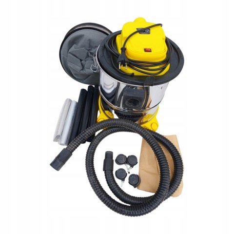 OUTLET W568 ODKURZACZ PRZEMYSŁOWY POPIOŁU KOMINKA GRU 2000W BRALI NA CZĘŚCI