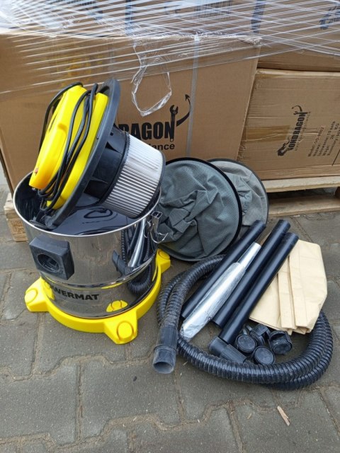 OUTLET W568 ODKURZACZ PRZEMYSŁOWY POPIOŁU KOMINKA GRU 2000W BRALI NA CZĘŚCI