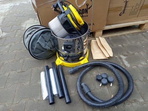 OUTLET W568 ODKURZACZ PRZEMYSŁOWY POPIOŁU KOMINKA GRU 2000W BRALI NA CZĘŚCI