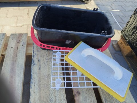 OUTLET W609 WIADRO GLAZURNICZE DO FUGOWANIA 10L ZESTAW