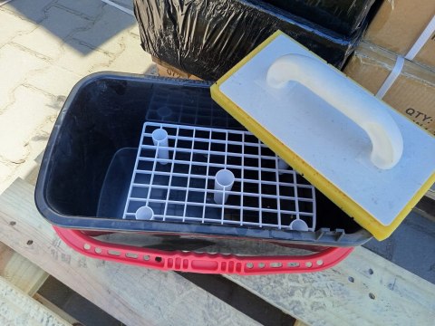 OUTLET W609 WIADRO GLAZURNICZE DO FUGOWANIA 10L ZESTAW