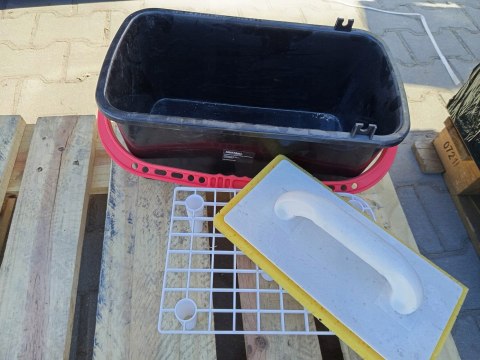 OUTLET W609 WIADRO GLAZURNICZE DO FUGOWANIA 10L ZESTAW