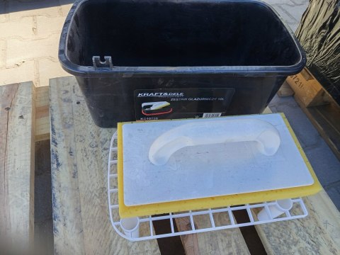 OUTLET W609 WIADRO GLAZURNICZE DO FUGOWANIA 10L ZESTAW