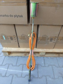 OUTLET W621 DŁUGI DEKARSKI PALNIK GAZOWY DYSZA TURBO+WĄŻ
