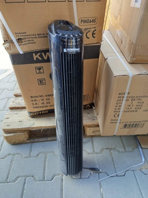 OUTLET W658 WENTYLATOR KOLUMNOWY STOJĄCY PODŁOGOWY WIATRAK 70W