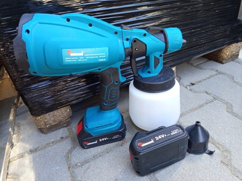 OUTLET W690 AGREGAT MALARSKI PISTOLET AKUMULATOROWY DO MALOWANIA ŚCIAN 24V
