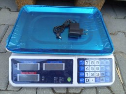 OUTLET W716 ELEKTRONICZNA WAGA SKLEPOWA LCD KALKULACYJNA 40 kg