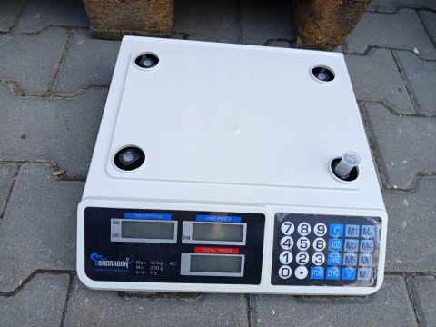 OUTLET W718 ELEKTRONICZNA WAGA SKLEPOWA LCD KALKULACYJNA