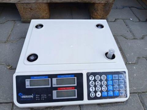 OUTLET W718 ELEKTRONICZNA WAGA SKLEPOWA LCD KALKULACYJNA