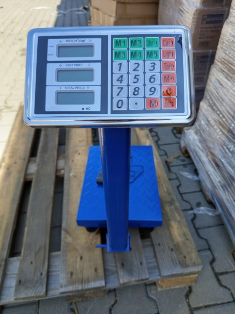 OUTLET W729 150KG WAGA MAGAZYNOWA PRZEMYSŁOWA TOWAROWA SKLEPOWA PLATFORMOWA
