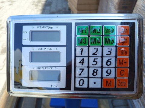 OUTLET W729 150KG WAGA MAGAZYNOWA PRZEMYSŁOWA TOWAROWA SKLEPOWA PLATFORMOWA
