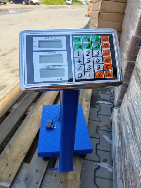 OUTLET W729 150KG WAGA MAGAZYNOWA PRZEMYSŁOWA TOWAROWA SKLEPOWA PLATFORMOWA