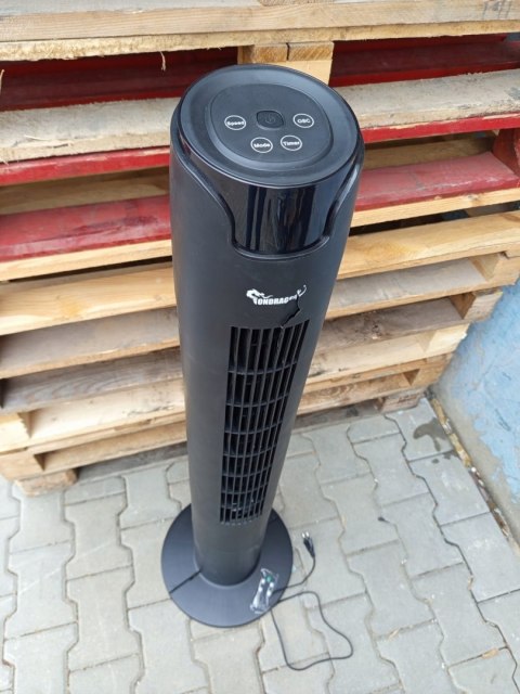 OUTLET W753 WENTYLATOR KOLUMNOWY STOJĄCY PODŁOGOWY WIATRAK 100W PILOT