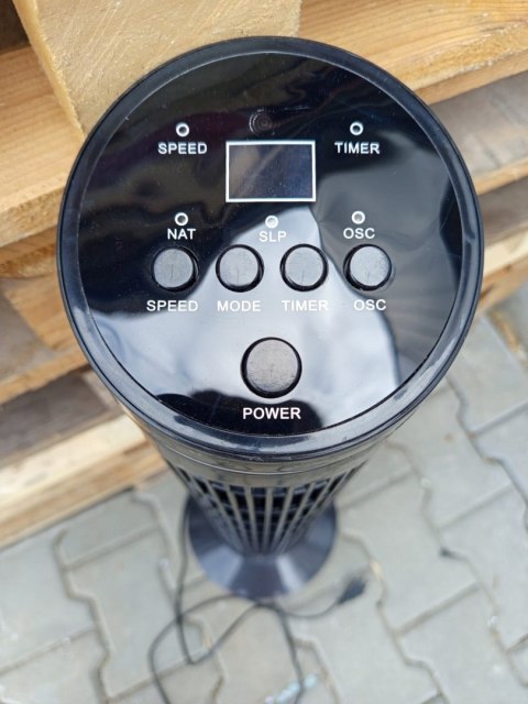 OUTLET W755 WENTYLATOR KOLUMNOWY CZARNY 80W