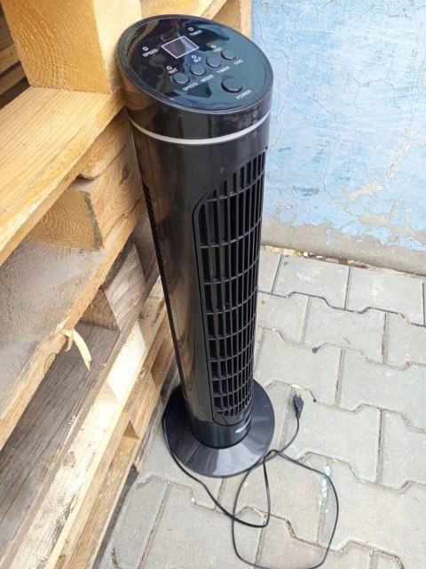 OUTLET W755 WENTYLATOR KOLUMNOWY CZARNY 80W