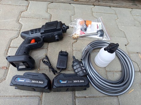 OUTLET W759 MYJKA CIŚNIENIOWA AKUMULATOROWA WALIZKA 2 AKU 36V BEZPRZEWODOWA