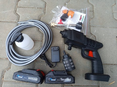 OUTLET W759 MYJKA CIŚNIENIOWA AKUMULATOROWA WALIZKA 2 AKU 36V BEZPRZEWODOWA