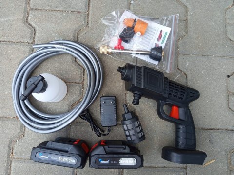 OUTLET W759 MYJKA CIŚNIENIOWA AKUMULATOROWA WALIZKA 2 AKU 36V BEZPRZEWODOWA