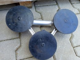 OUTLET W792 PRZYSSAWKA DO SZYB 3x UCHWYT SZKŁA GLAZURY PŁYTEK