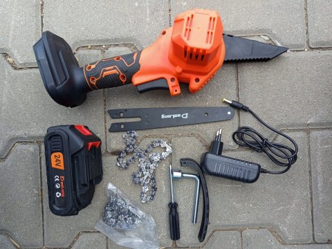 OUTLET W801 PIŁA ŁAŃCUCHOWA AKUMULATOROWA GAŁĘZIÓWKA MINI PILARKA ŁAŃCUCH