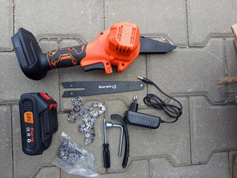 OUTLET W801 PIŁA ŁAŃCUCHOWA AKUMULATOROWA GAŁĘZIÓWKA MINI PILARKA ŁAŃCUCH