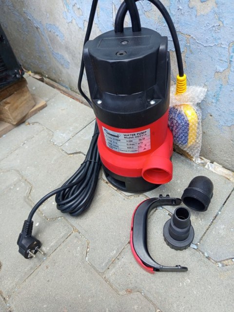 OUTLET W821 POMPA ZATAPIALNA DO WODY CZYSTEJ BRUDNEJ DESZCZÓWKI z PŁYWAKIEM