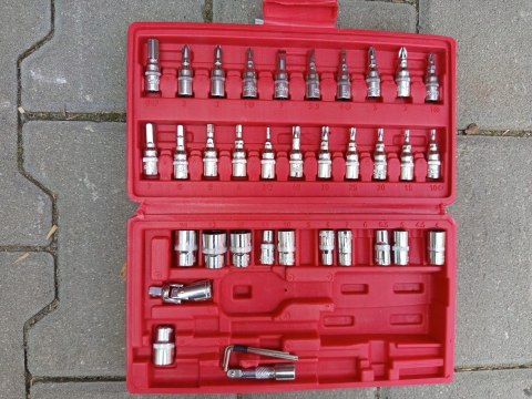 OUTLET W862 ZESTAW KLUCZY NARZĘDZI WALIZKA