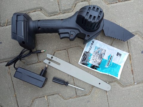 OUTLET W874 PIŁA ŁAŃCUCHOWA AKUMULATOROWA PILARKA AKUMULATOR ŁAŃCUCH 8" 36V