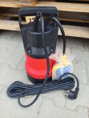 OUTLET W877 POMPA ZATAPIALNA DO WODY CZYSTEJ BRUDNEJ DESZCZÓWKI z PŁYWAKIEM