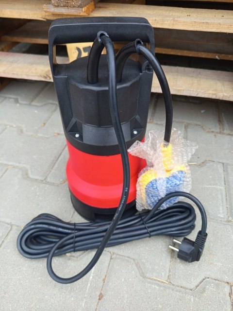 OUTLET W877 POMPA ZATAPIALNA DO WODY CZYSTEJ BRUDNEJ DESZCZÓWKI z PŁYWAKIEM