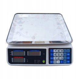 OUTLET W906 ELEKTRONICZNA WAGA SKLEPOWA LCD KALKULACYJNA 40 kg