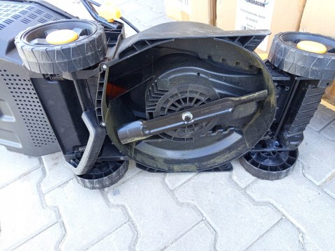 OUTLET W911 KOSIARKA ELEKTRYCZNA DO TRAWY DUŻA MOC KOSZ 30L 32CM ZWINNA