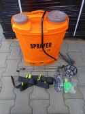 OUTLET W912 Opryskiwacz AKUMULATOROWY Plecakowy Ciśnieniowy ELEKTRYCZNY 16L