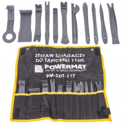 ŚCIĄGACZE DO TAPICERKI ZESTAW ŚCIĄGACZY 11el ŁYŻKI