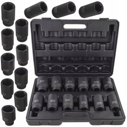 ZESTAW NASADEK UDAROWYCH 24-41 MM NASADKI UDAROWE 3/4 UDAR 16 EL WALIZKA