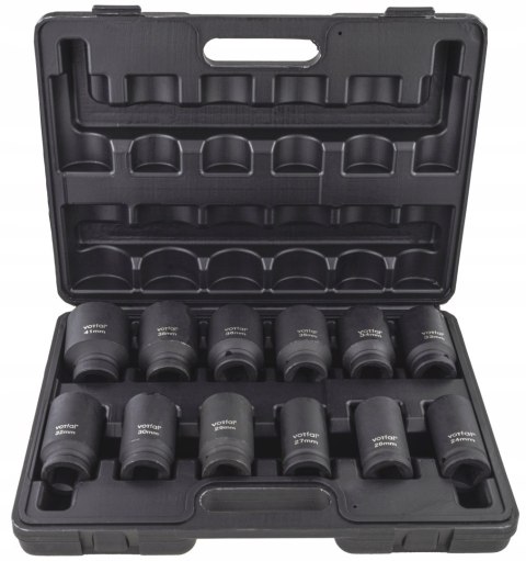 ZESTAW NASADEK UDAROWYCH 24-41 MM NASADKI UDAROWE 3/4 UDAR 16 EL WALIZKA