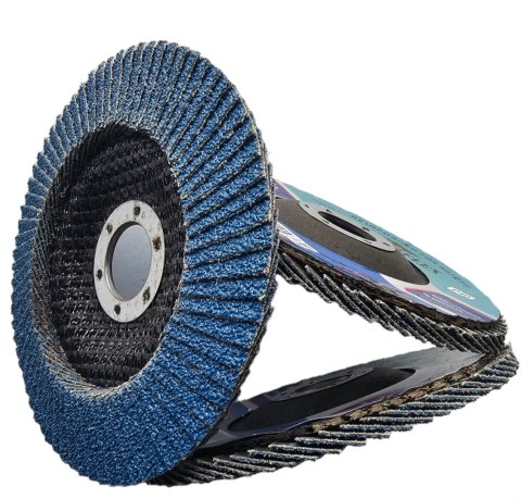 10x TARCZA DO SZLIFOWANIA DREWNA METALU LAMELKOWA LISTKOWA 125mm GR40