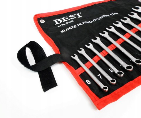 12 el KLUCZE PŁASKO OCZKOWE 6-22 mm KLUCZ PŁASKIE